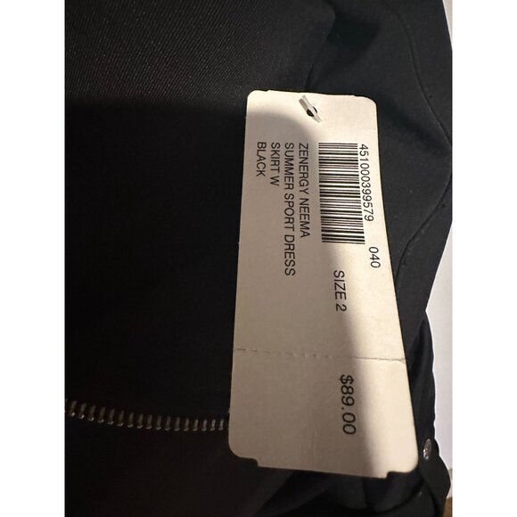 NWT Chico’s Zenergy Neema Summer Sport Dress with Hood – Size 2 (M/10–12) – Blac - Picture 6 of 16